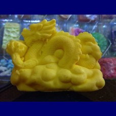 soap..china dragon, yellow.